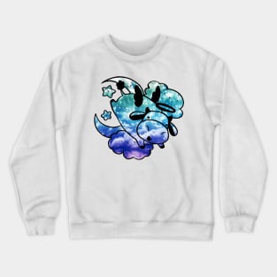 Angel Cow Starry Night Sky Crewneck Sweatshirt